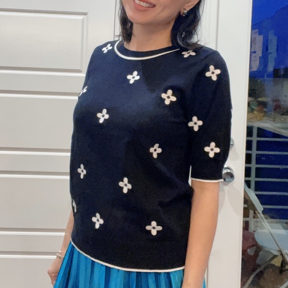 Classic Floral Print Puff Sleeve Top - Picture 7 of 12